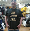 I Put the Fun in Funeral Laughter in Manslaughter and Hot in Psychotic shirt