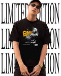 Eminem The Marshall Mathers LP album cover art chainsaw graphic shirt