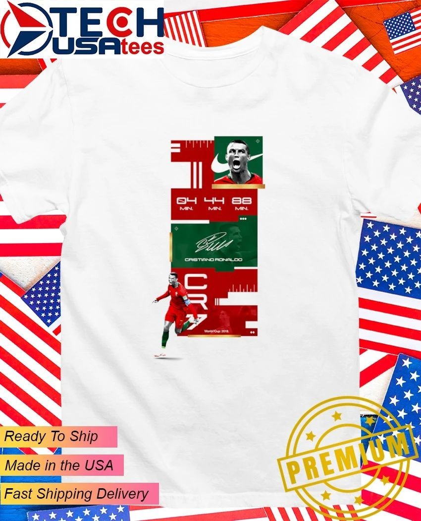 Cristiano Ronaldo Portugal National Football Team signature shirt
