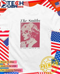 Evan wearing The Smiths Sheila take a bow shirt