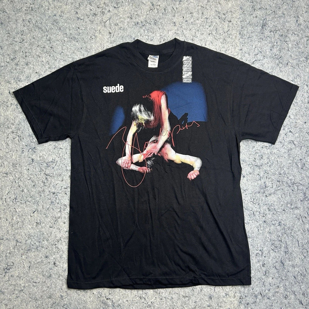 Suede 2013 Tour T Shirt XL Black Band Tee Britpop Concert Modern Graphic New