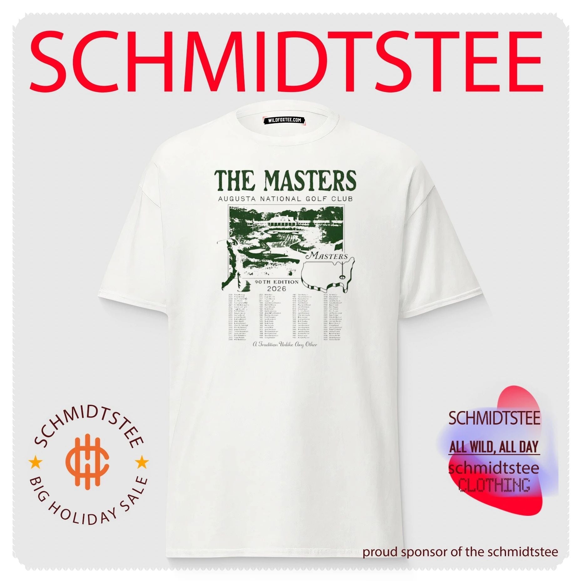 The masters Augusta National golf club vintage shirt