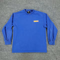 Obey Shirt Men's Medium Blue Graphic Tee Crew Neck Long Sleeve Pullover Adult M