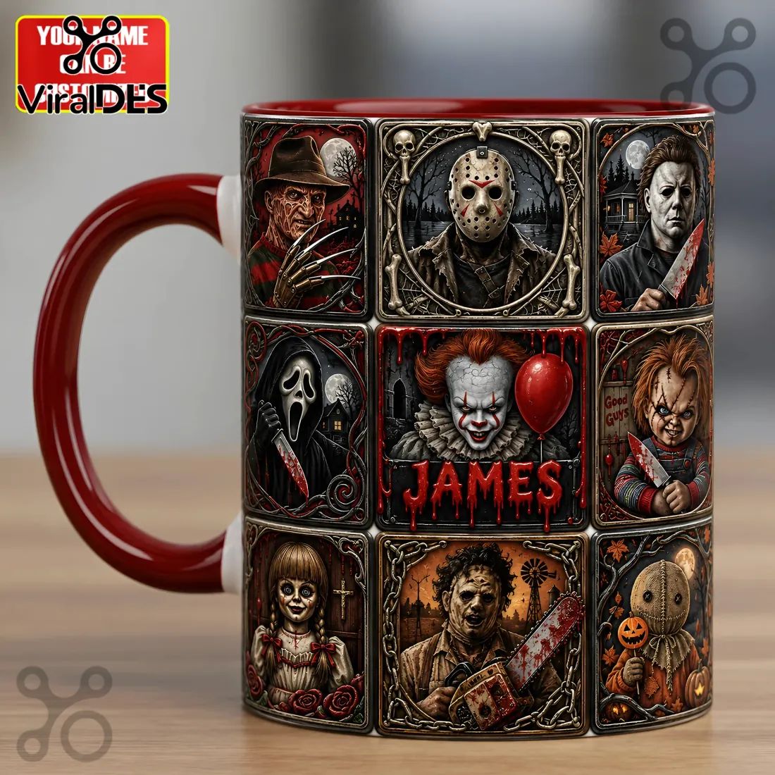 2026 Halloween Killers Ceramic Coffee Mug