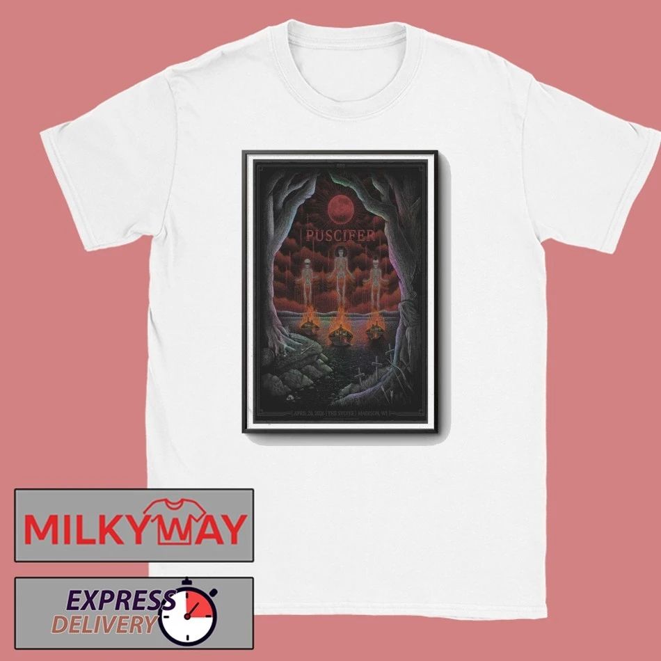 Puscifer Apr 28 Madison 2026 Poster TOUR shirt