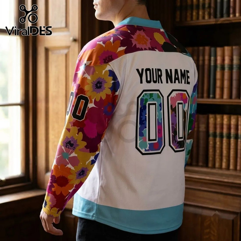 Cincinnati Cyclones Floral Pride Hockey Jersey