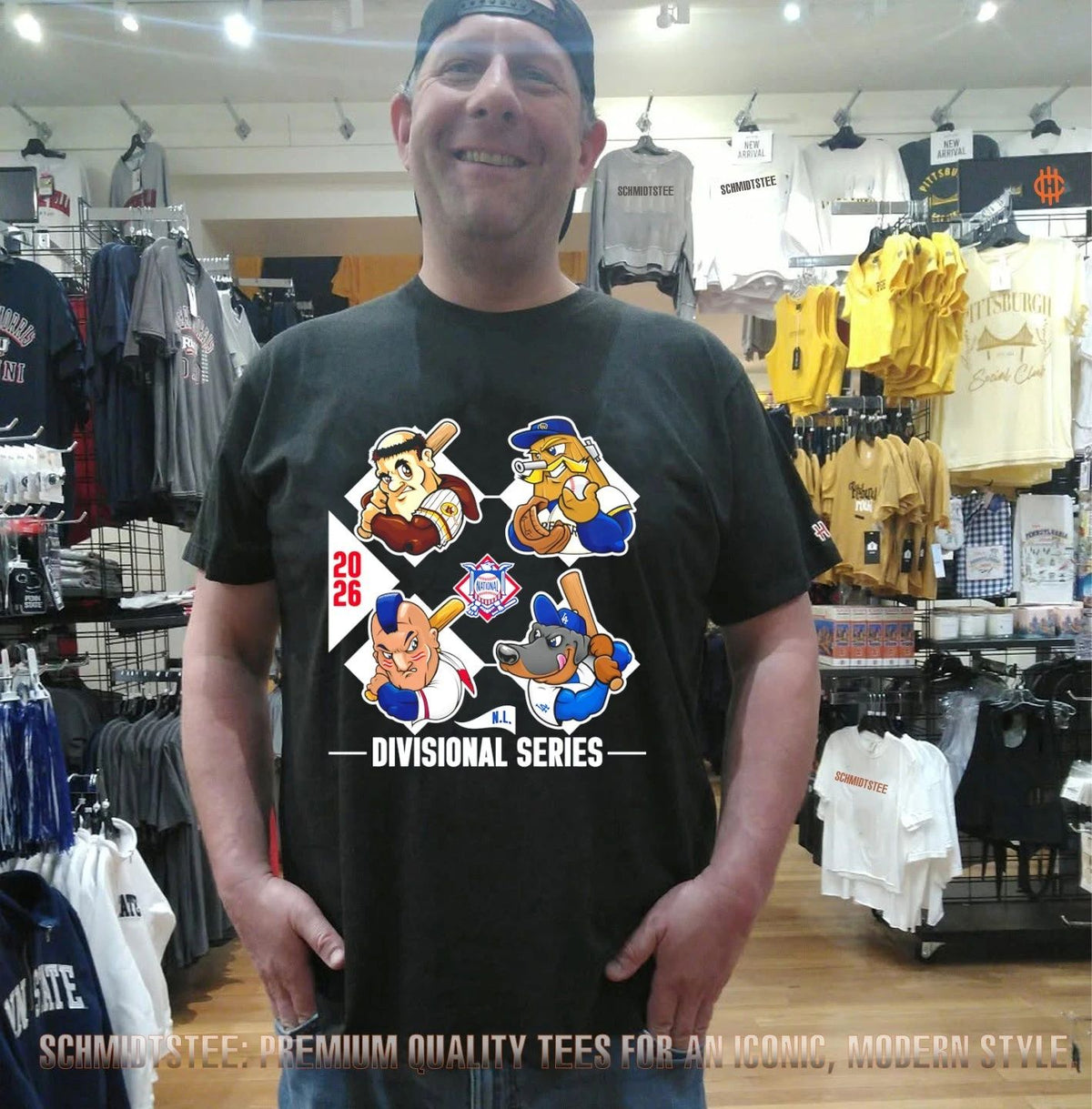 2026 National League Divisional Series Mascot Collage shirt