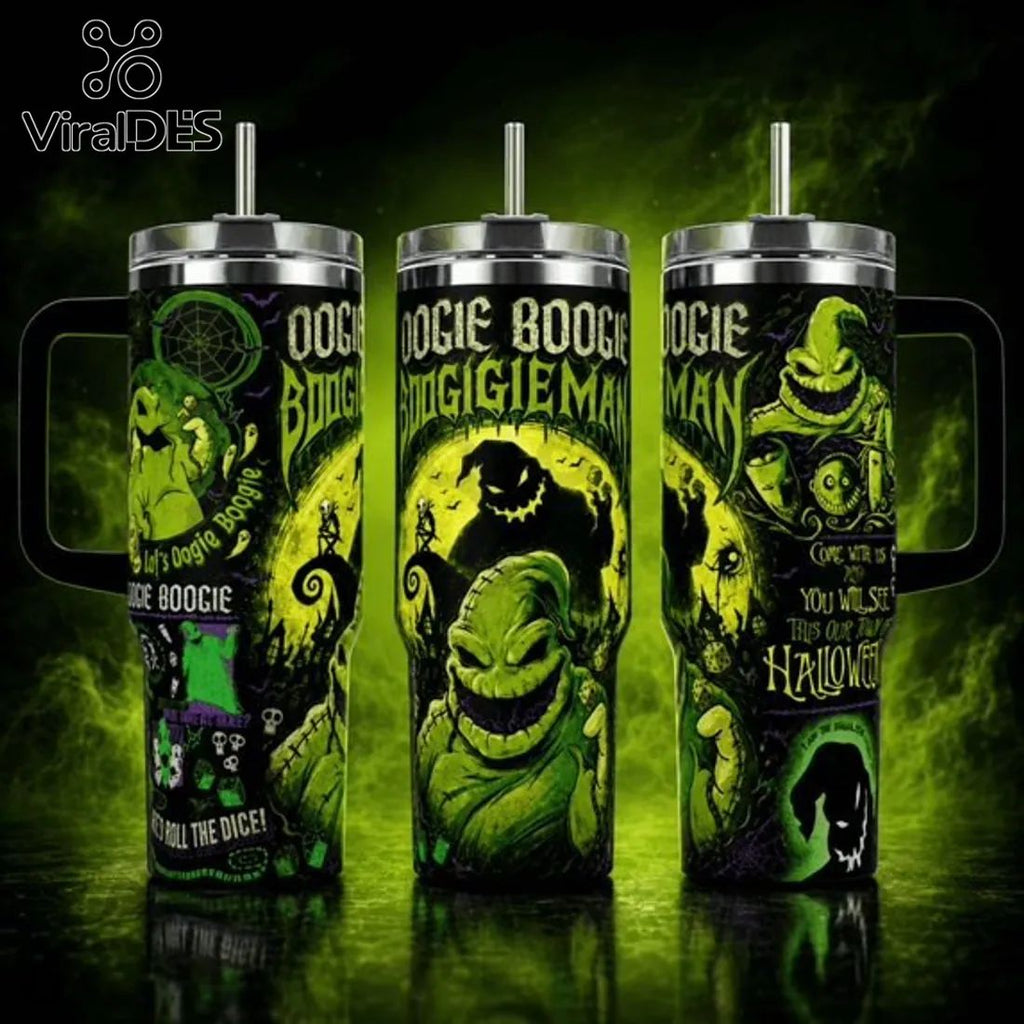 Oogie Boogie Nightmare Before Christmas 40oz Tumbler