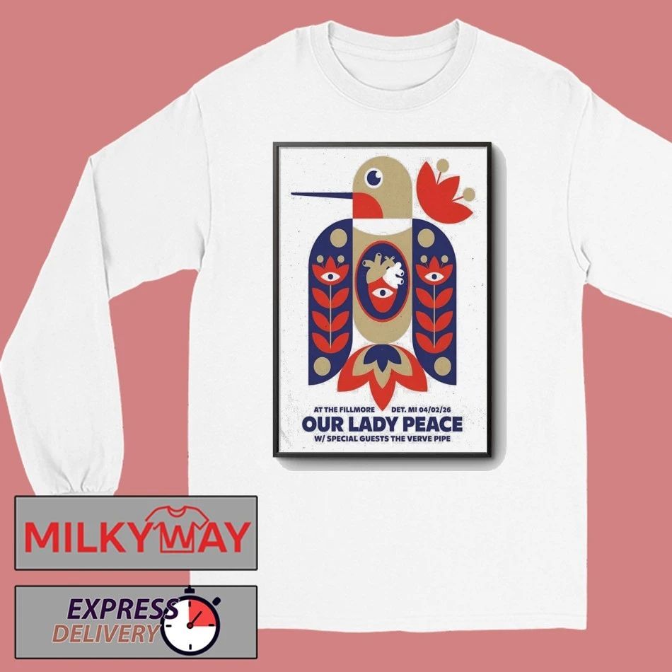 Our Lady Peace At The Fillmore Detroit On Apr 2 2026 Poster shirt