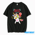 Dabbing Unicorn Candy Cane Merry Christmas Tshirts Sweater