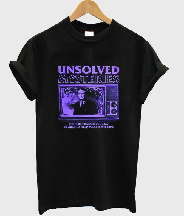 unsolved mysteries t-shirt Hoodie, Sweatshirt | PureTeeCo.com