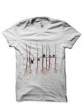 The Upside Down White T-Shirt Hoodie, Sweatshirt | PureTeeCo.com