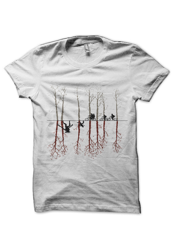 The Upside Down White T-Shirt Hoodie, Sweatshirt | PureTeeCo.com