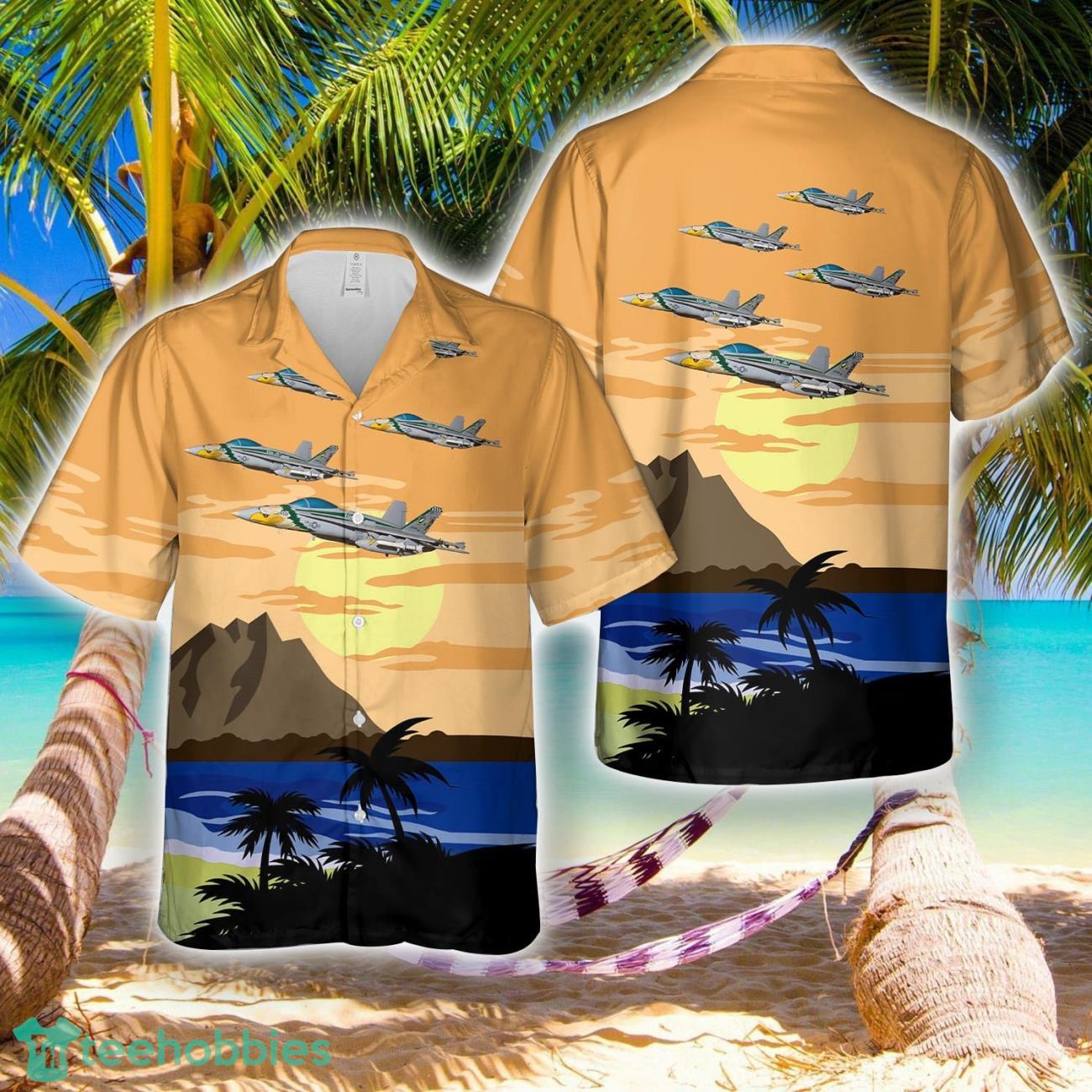 US Air Force McDonnell Douglas F-18C USAF Chippy Ho Hawaiian Shirt
