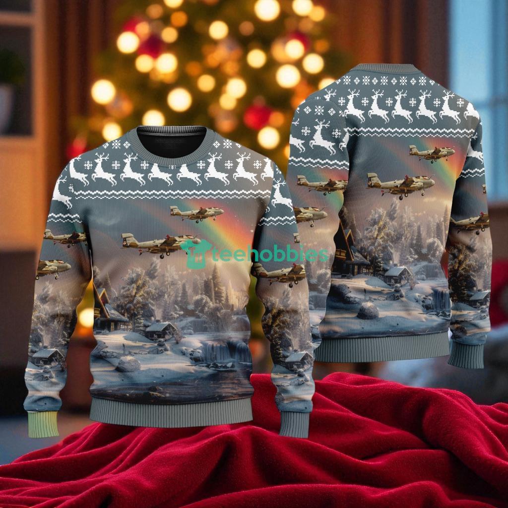 Us Marine Corps Ea-6b Prowler Vmaq- American Airlines Christmas House Under The Rainbow Ugly Sweater For You
