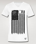 USA V-Neck T-Shirt Hoodie, Sweatshirt | PureTeeCo.com