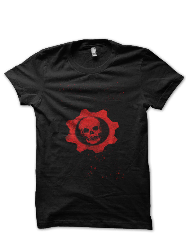 Gears of war Black Half Sleeve T-Shirt Style003 Hoodie, Sweatshirt | PureTeeCo.com