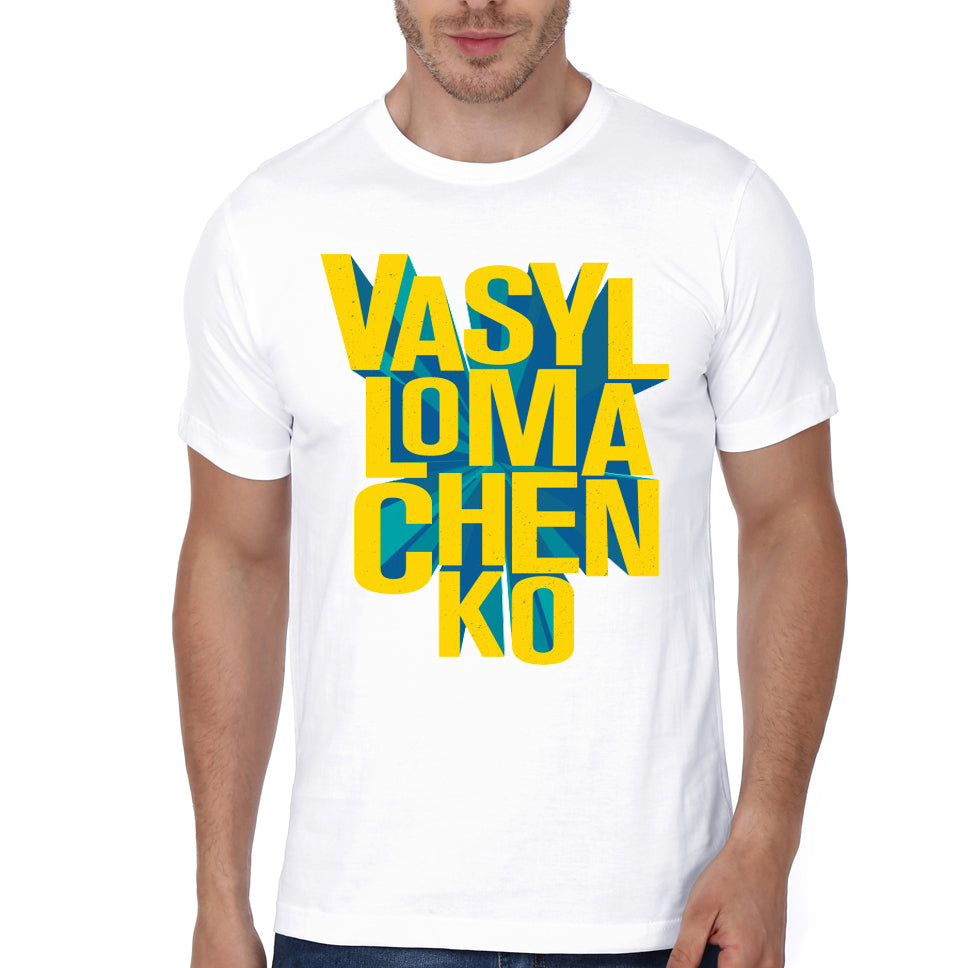 Lomachenko White Half Sleeve T-Shirt Hoodie, Sweatshirt | PureTeeCo.com