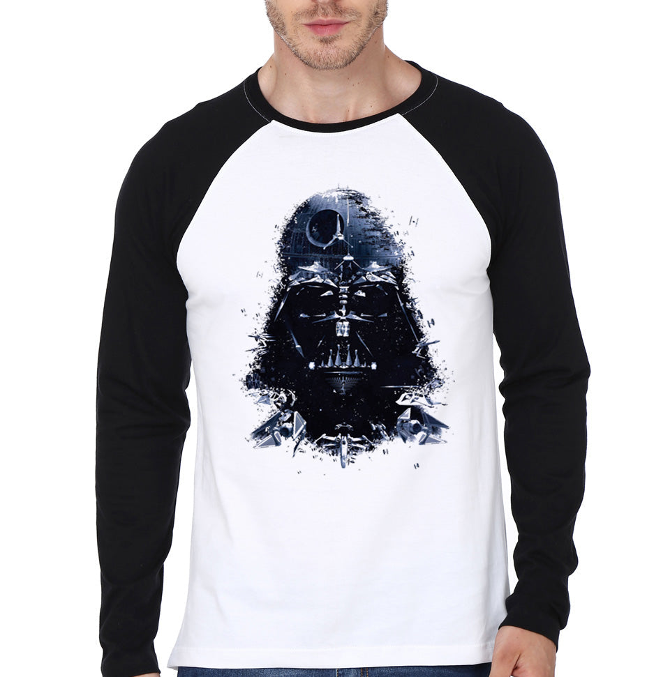 Vader Raglan Tee Hoodie, Sweatshirt | PureTeeCo.com