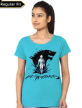 Arya Stark Valar Morghulis Girlâ€™s Light Blue T-Shirt Hoodie, Sweatshirt | PureTeeCo.com