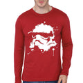 Trooper Red Full Sleeve Tee Hoodie, Sweatshirt | PureTeeCo.com