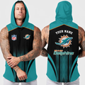 Miami Dolphins Men’s Workout Hooded Tank Top