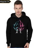 Super Saiyan Blue and Rose Black Hoodie T-Shirts, Sweatshirt | PureTeeCo.com