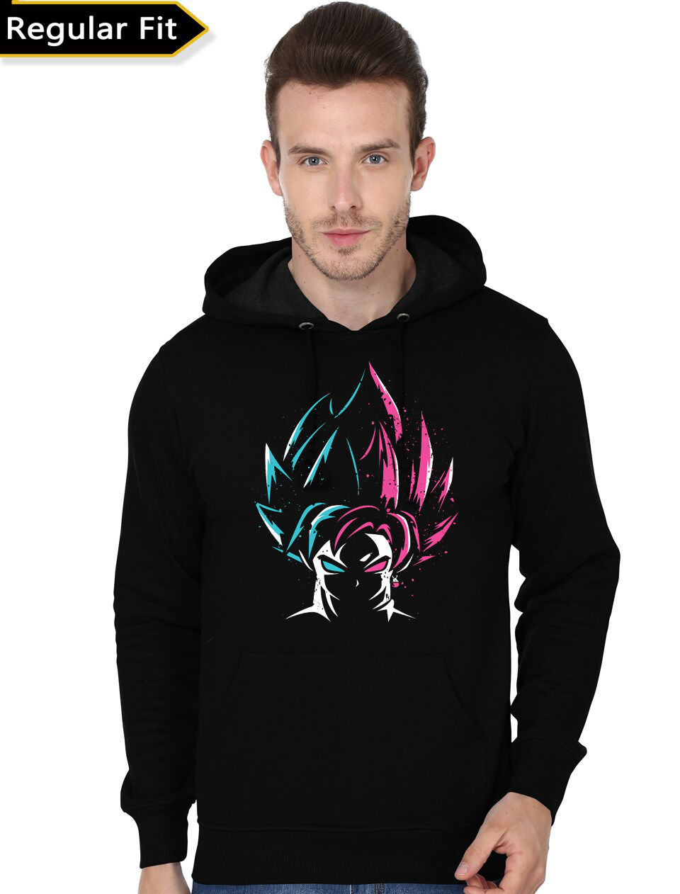Super Saiyan Blue and Rose Black Hoodie T-Shirts, Sweatshirt | PureTeeCo.com