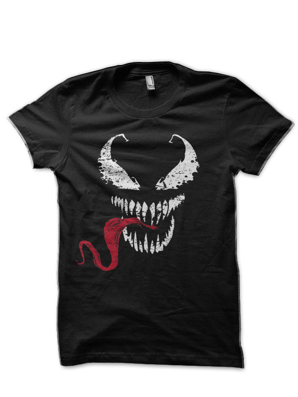 Venomâ€™s Teeth Black T-Shirt Hoodie, Sweatshirt | PureTeeCo.com