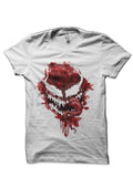 Venom White T-Shirt Hoodie, Sweatshirt | PureTeeCo.com