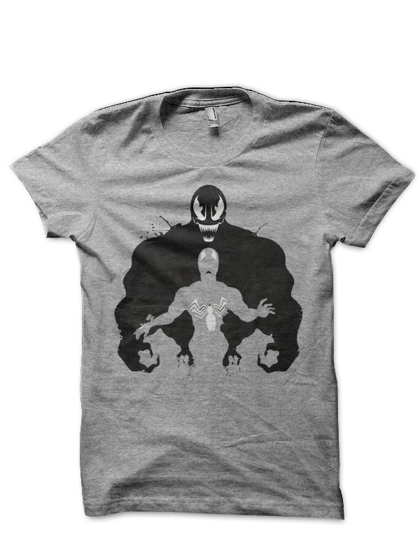 Venom Grey T-Shirt Hoodie, Sweatshirt | PureTeeCo.com