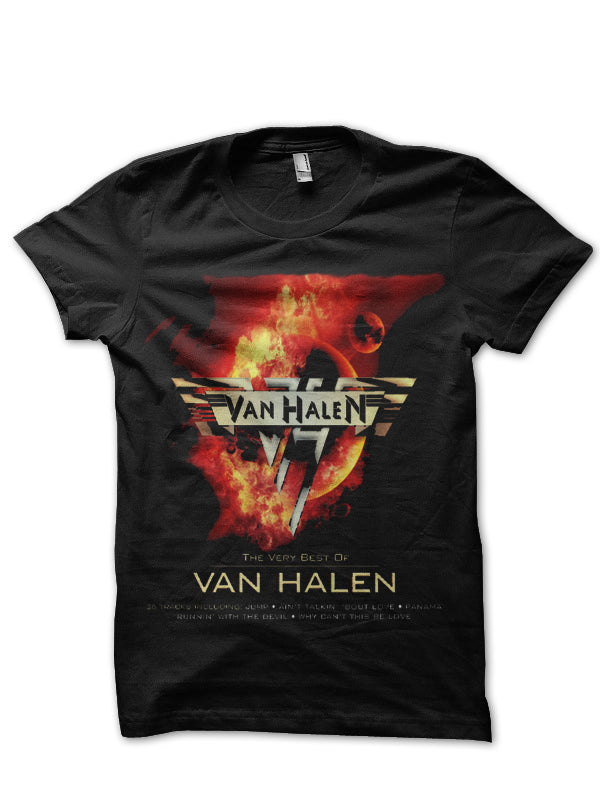 Van Halen Black T-Shirt Style001 Hoodie, Sweatshirt | PureTeeCo.com