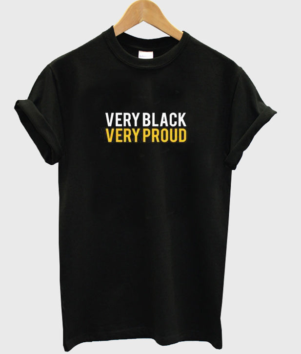 very black very proud t-shirt Hoodie, Sweatshirt | PureTeeCo.com