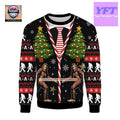 Vintage Bigfoot Bigfoot All Over Print 3d Ugly Christmas Sweater
