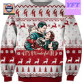 Vintage Its A Wonderful Life Family 3d Ugly Christmas Sweater