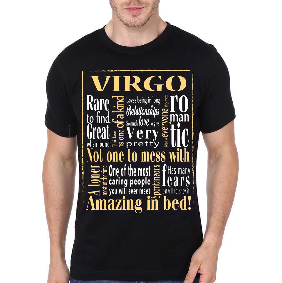Virgo Black T-Shirt Hoodie, Sweatshirt | PureTeeCo.com