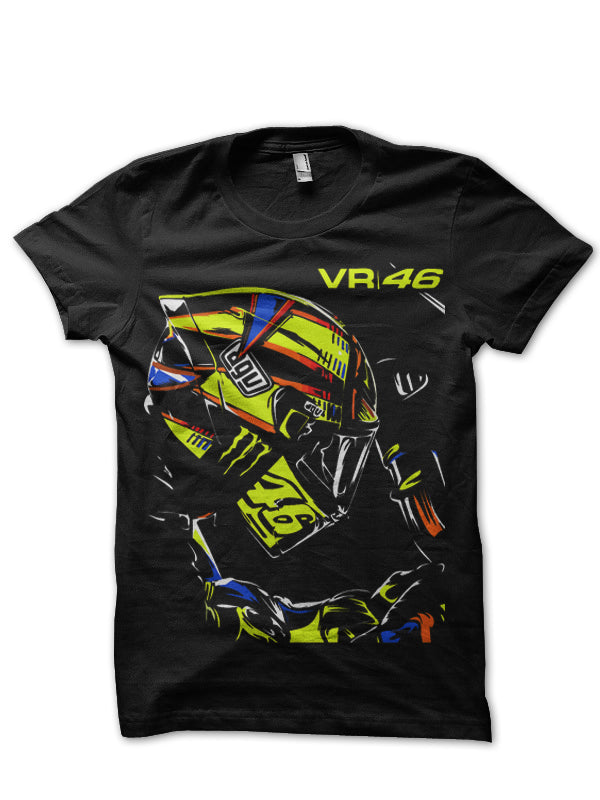 Moto GP VR 46 Black T-Shirt Style002 Hoodie, Sweatshirt | PureTeeCo.com