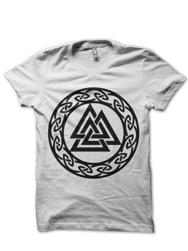 Vikings White Tee Hoodie, Sweatshirt | PureTeeCo.com