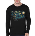 Wall E The Starry Night Full Sleeve T-Shirt Hoodie, Sweatshirt | PureTeeCo.com