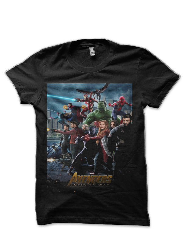Infinity War Black T-Shirt Style016 Hoodie, Sweatshirt | PureTeeCo.com