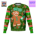 Wasted Meme Design 3d Ugly Christmas Sweater