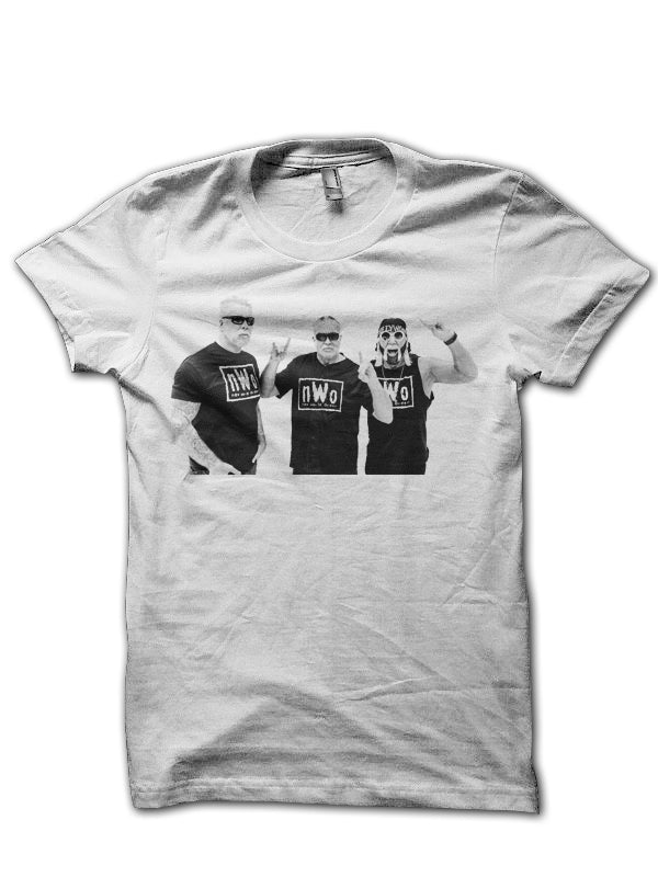 Nwo White Half Sleeve T-Shirt Style001 Hoodie, Sweatshirt | PureTeeCo.com