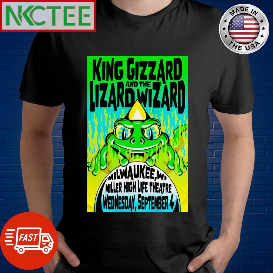 King Gizzard &amp; The Lizard Wizard Sept 4 2024, Wednesday Willer Poster Shirt