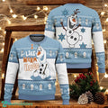 WDW Snowman Ugly Christmas Sweater Princess Movie Sweater