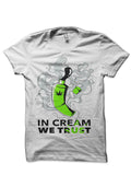 In Cream We Trust Half Sleeve T-Shirt Hoodie, Sweatshirt | PureTeeCo.com