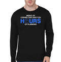 Weeks Of Coding Can Save You Hours Of Planning Black Full Sleeve T-Shirt Hoodie, Sweatshirt | PureTeeCo.com