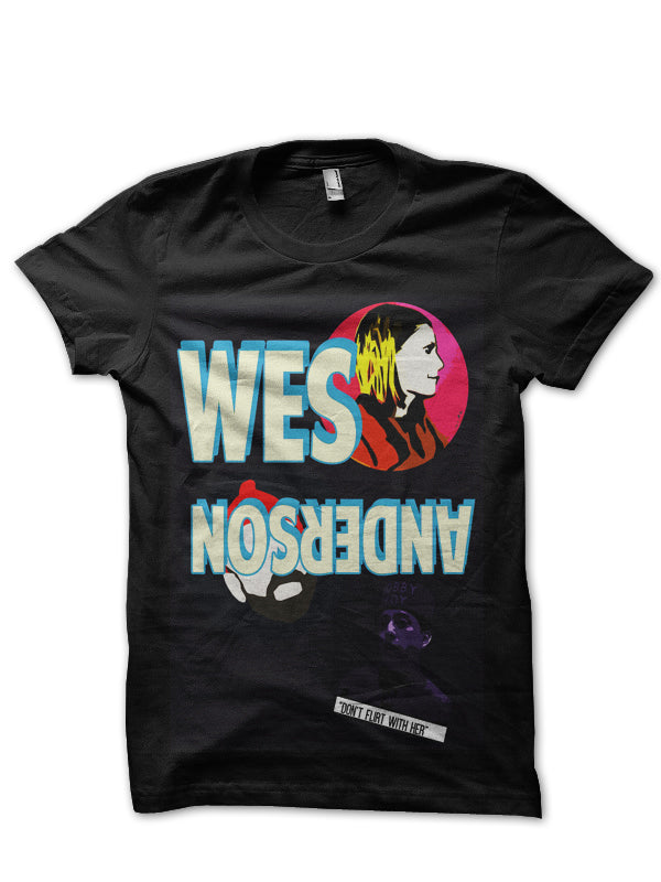 Wes Anderson Black T-Shirt Hoodie, Sweatshirt | PureTeeCo.com