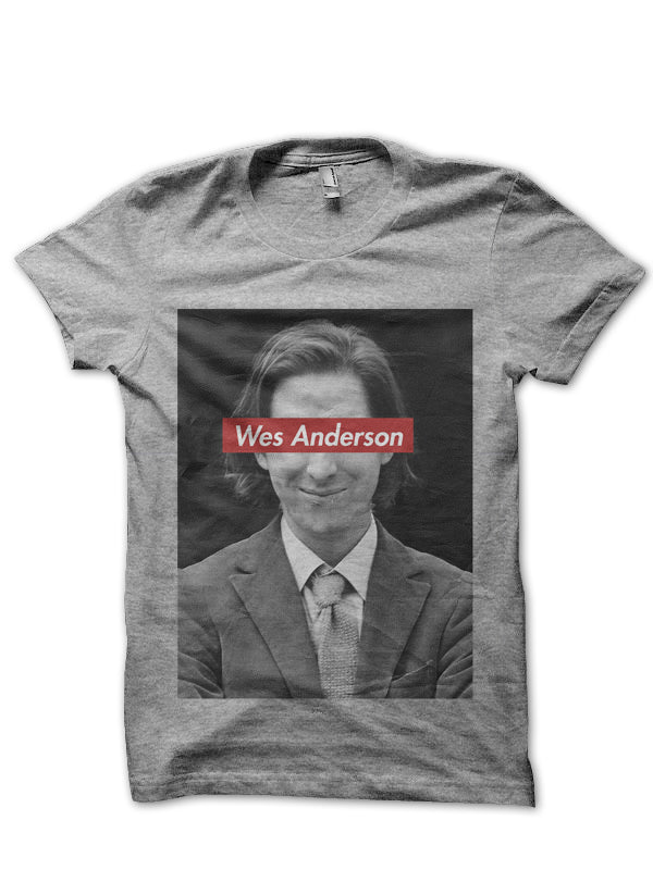 Wes Anderson Grey T-Shirt Hoodie, Sweatshirt | PureTeeCo.com