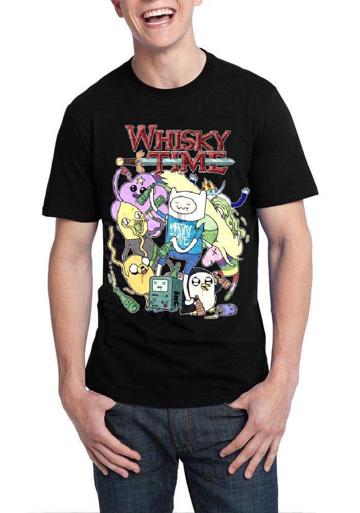 Adventure Time Whiskey Time T-Shirt Hoodie, Sweatshirt | PureTeeCo.com