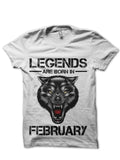 Legends Are Born In February T-Shirt Style003 Hoodie, Sweatshirt | PureTeeCo.com
